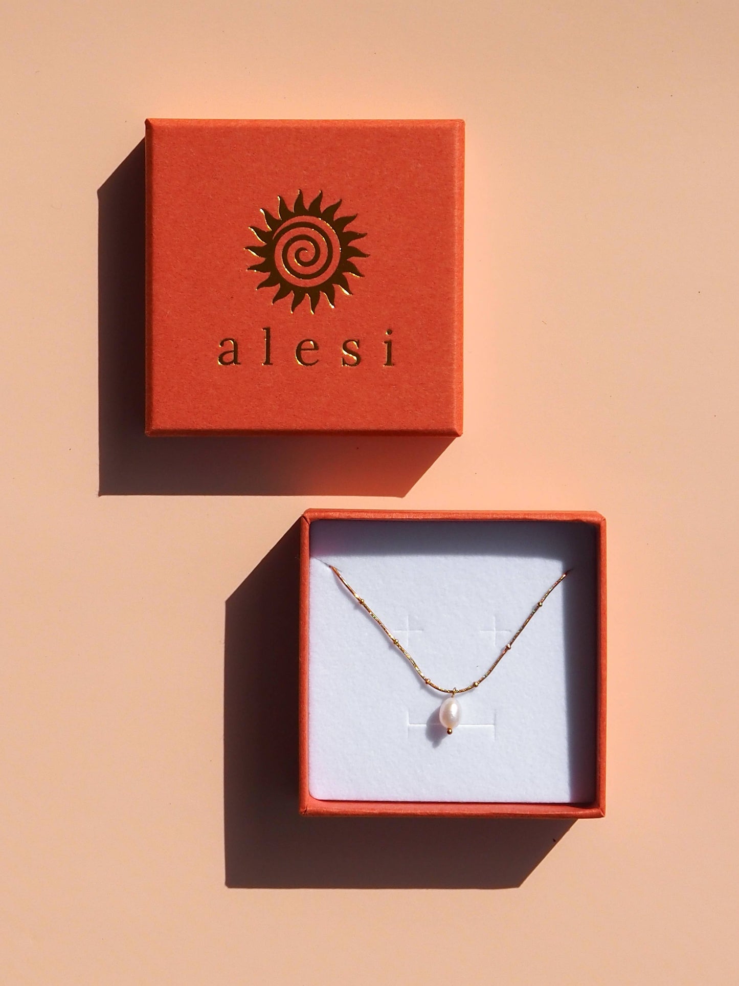 18K Gold Freshwater Pearl Satellite Necklace