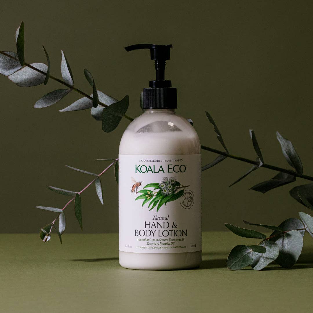 Hand & Body Lotion - Lemon Scented Eucalyptus & Rosemary: 500mL