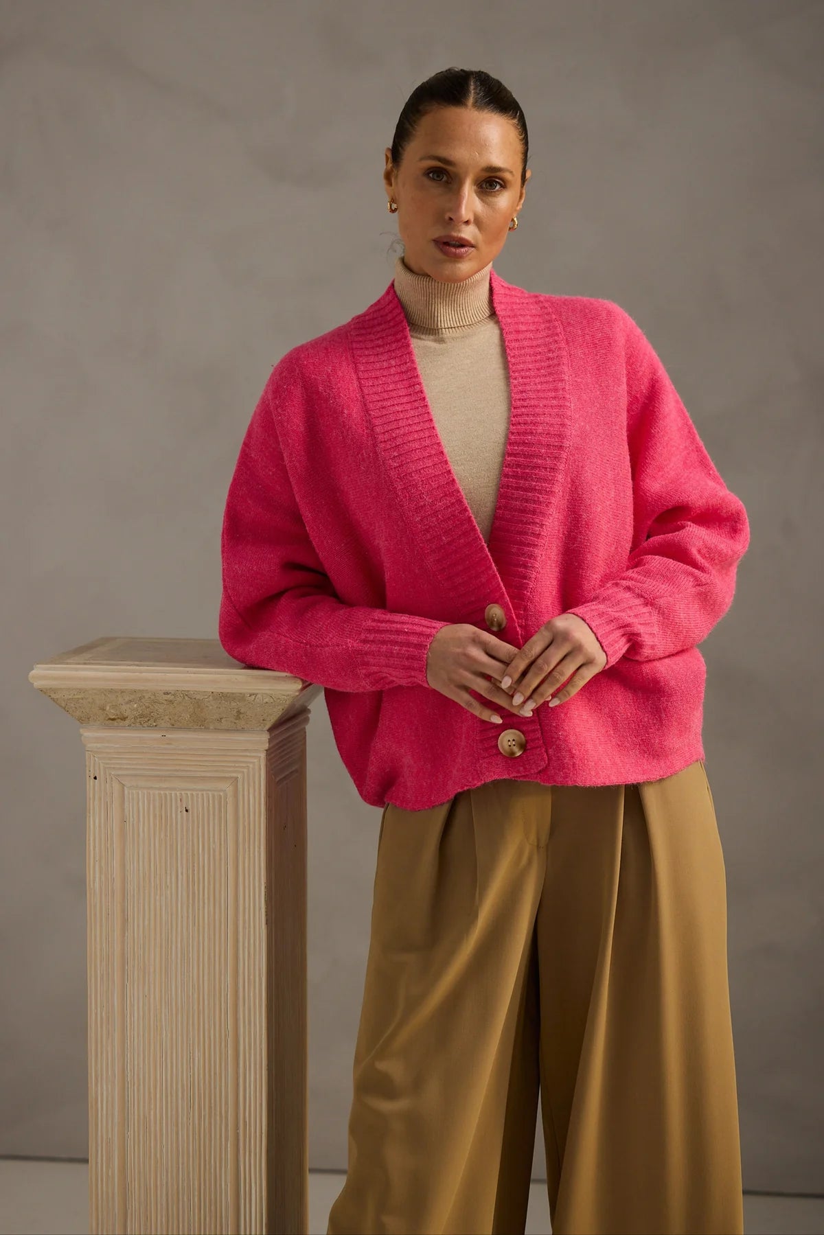 Carrington Cardi - Hot Pink