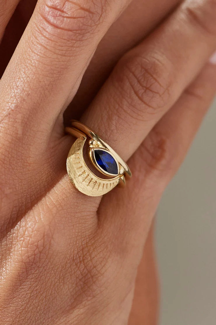 Dusk Brushed Gold Halo