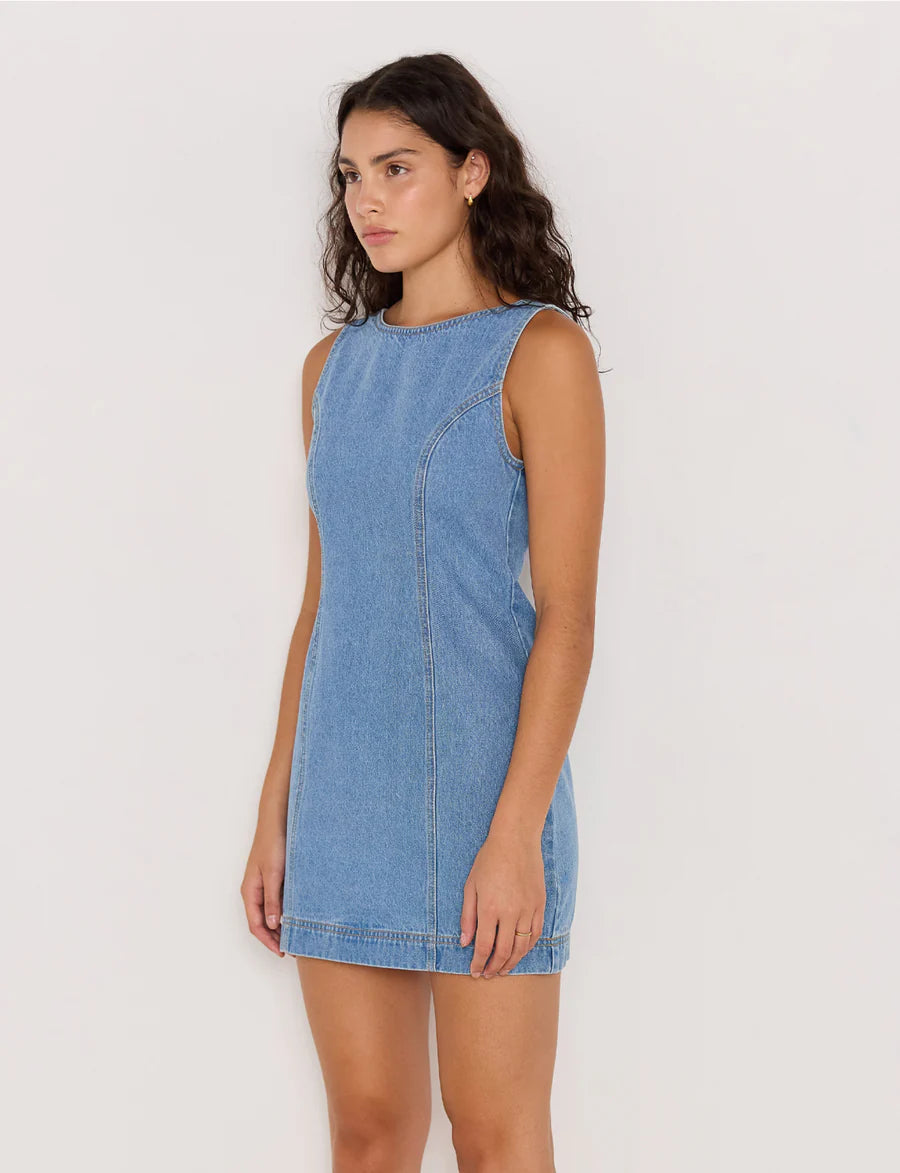 Miles Denim Mini Dress
