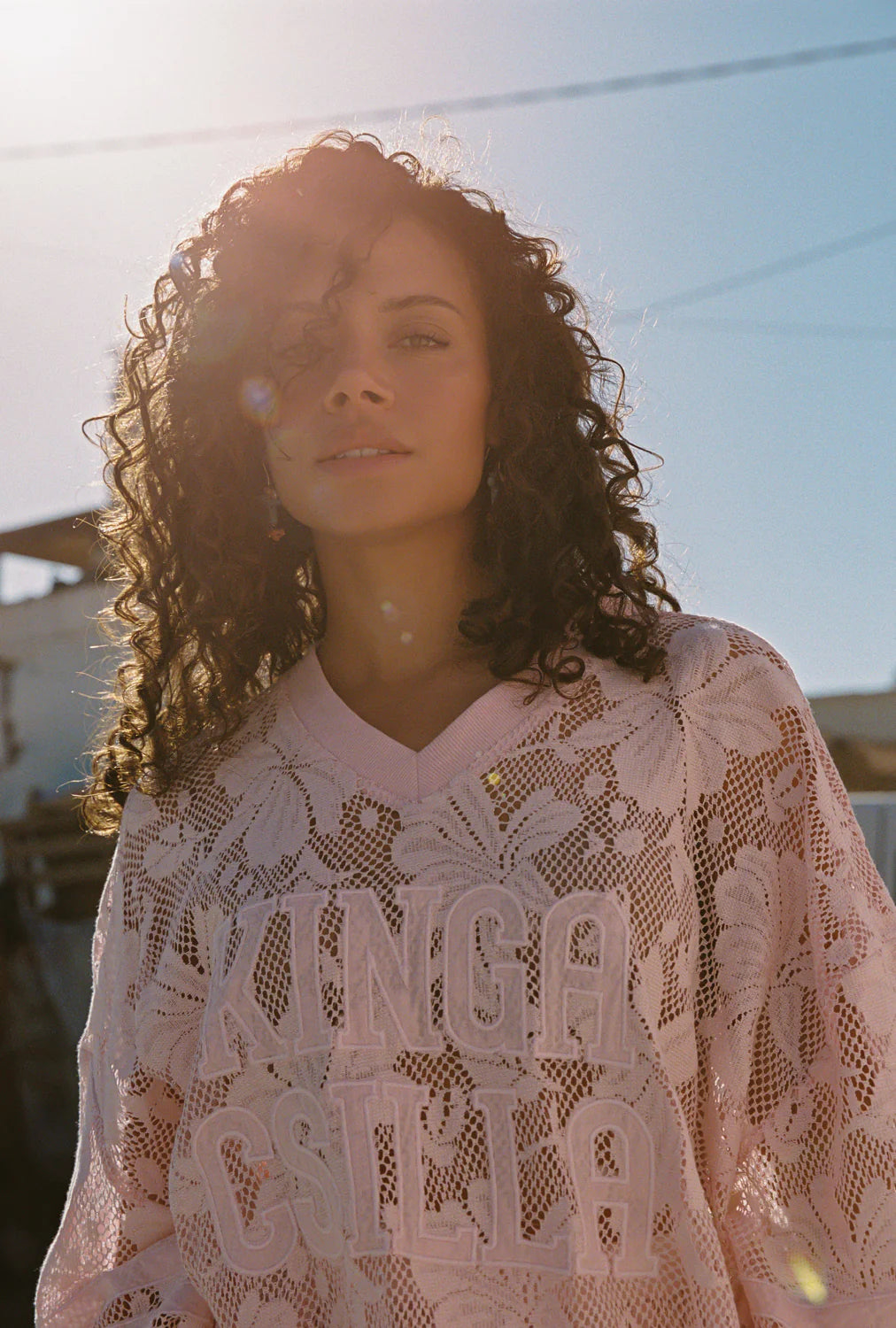 Nova Lace Onyx Tee