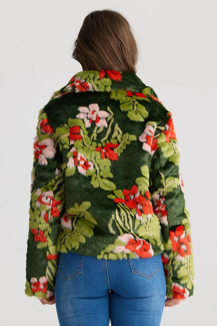 Stuart Jacket - Green Floral