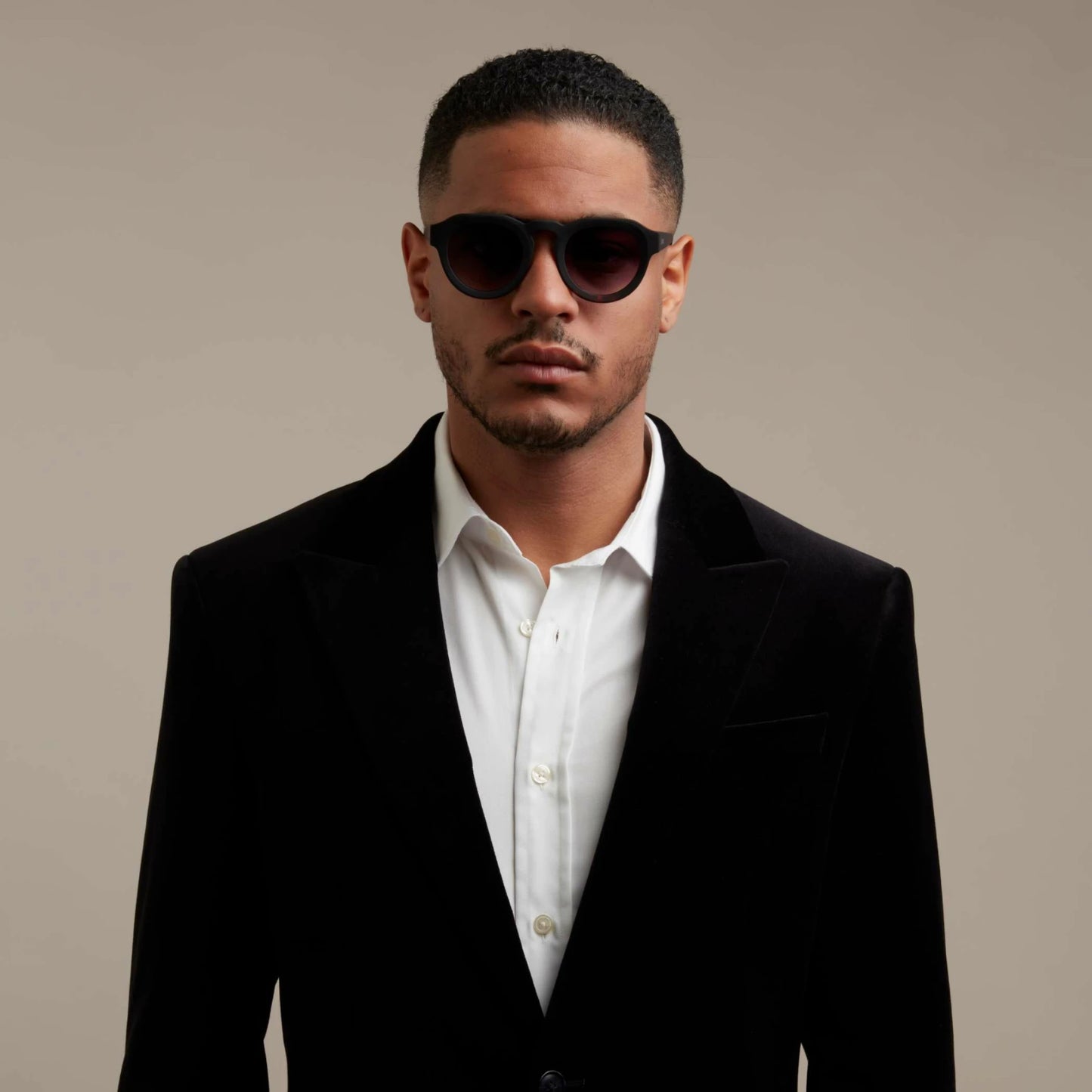 Zeno Round - Black with 3 Points Havana