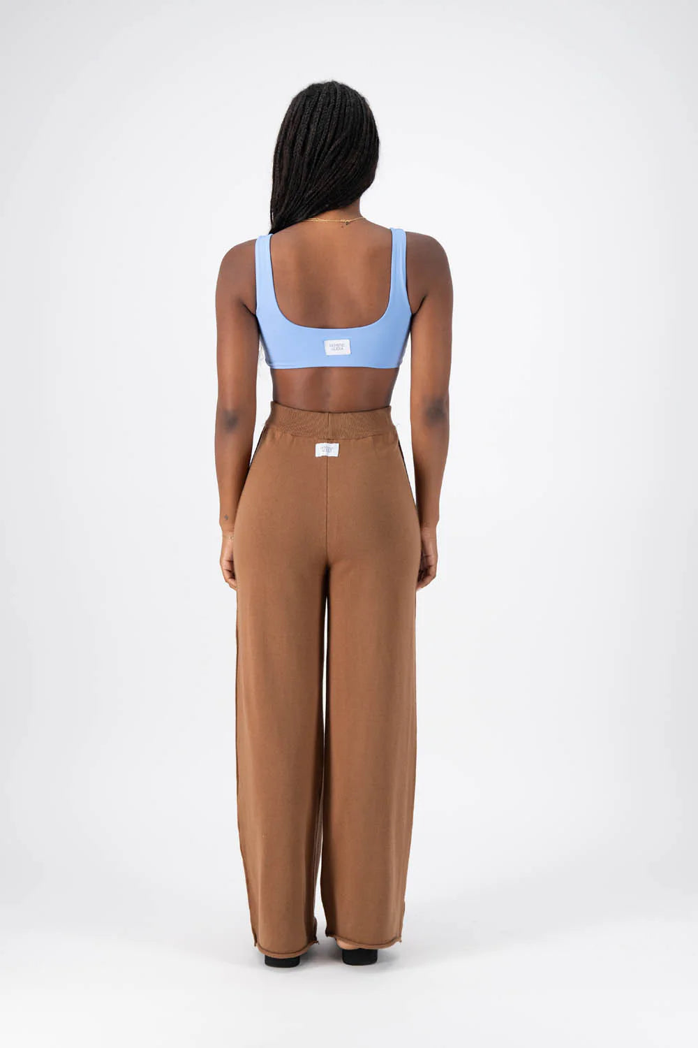 Capri Crop Top - Powder Blue