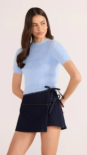 Clover Fluffy Knit Tee