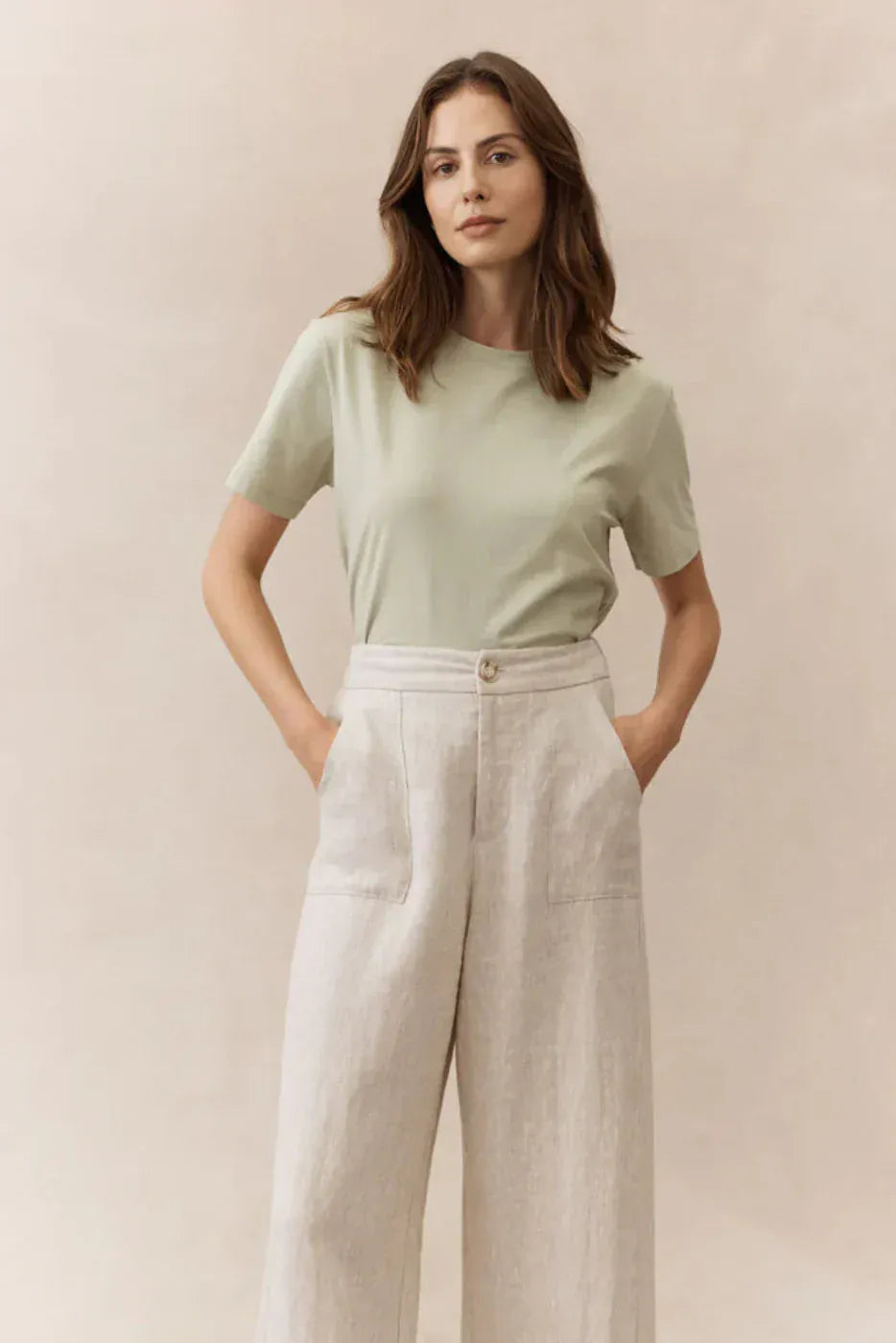 Jude Linen Pants - Natural