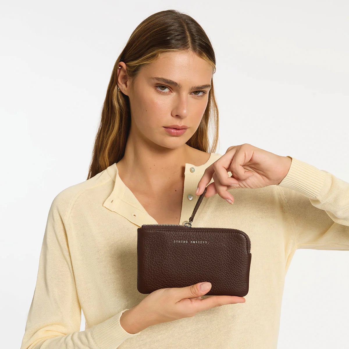 Smoke and Mirrors Wallet - Cocoa