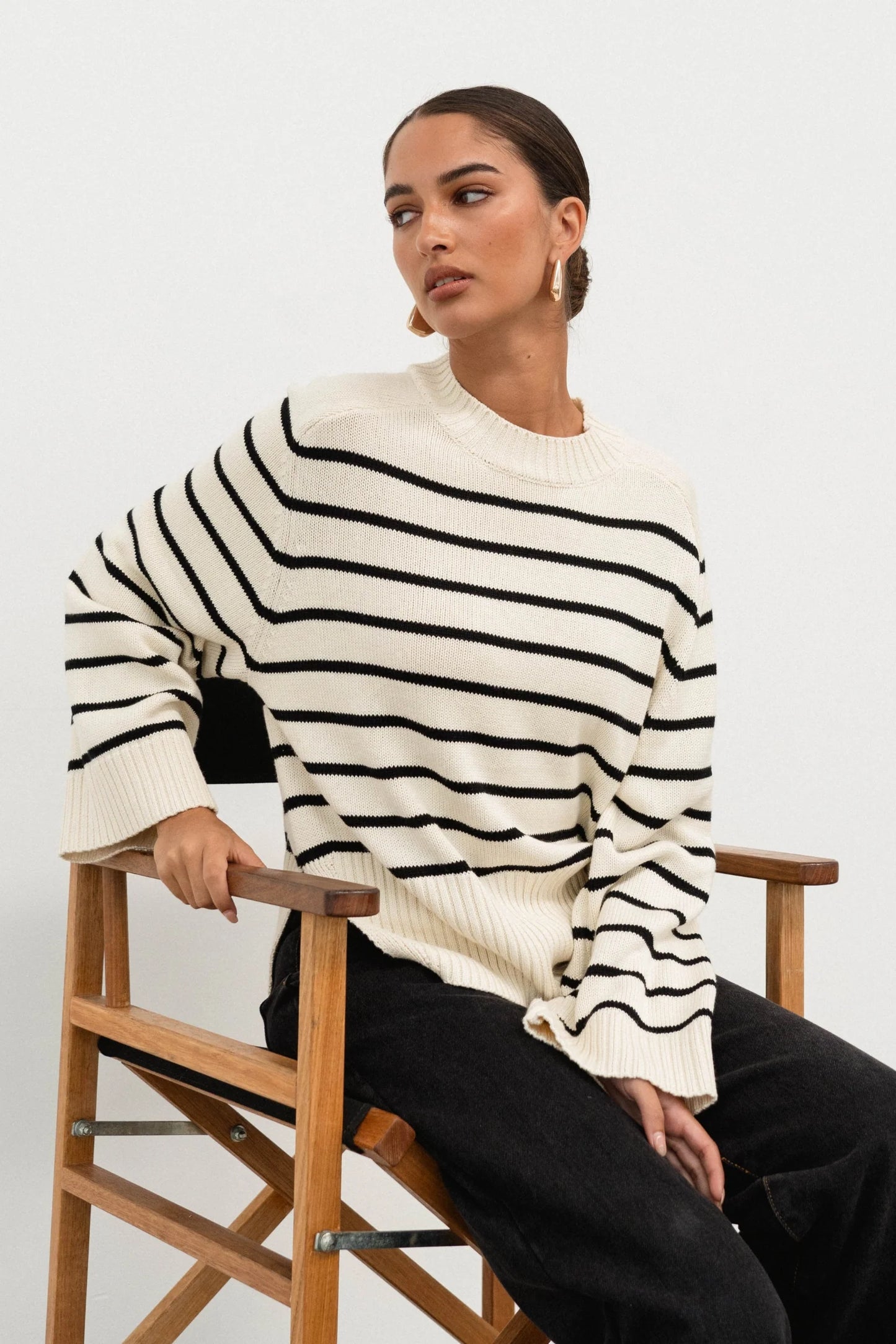 Sylva Stripe Knit Top