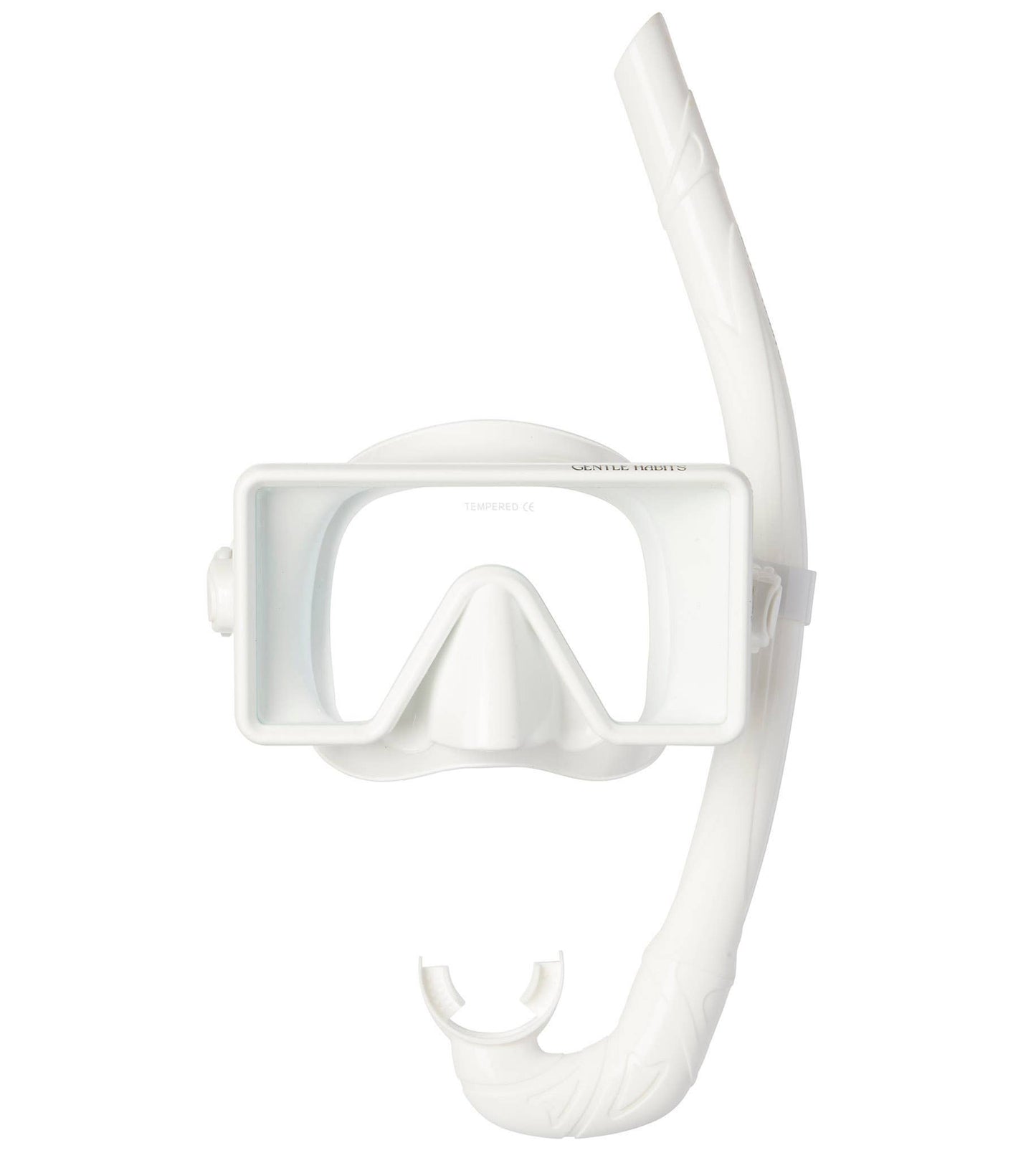 Barbados Dive Mask and Snorkel - WHITE