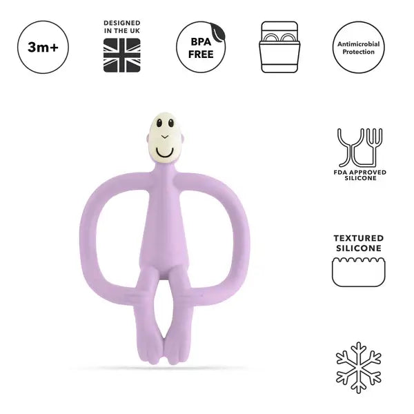 Teething Toy and Gel Applicator: Lilac