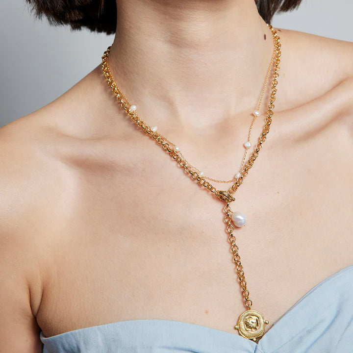 Zaida Necklace - Gold