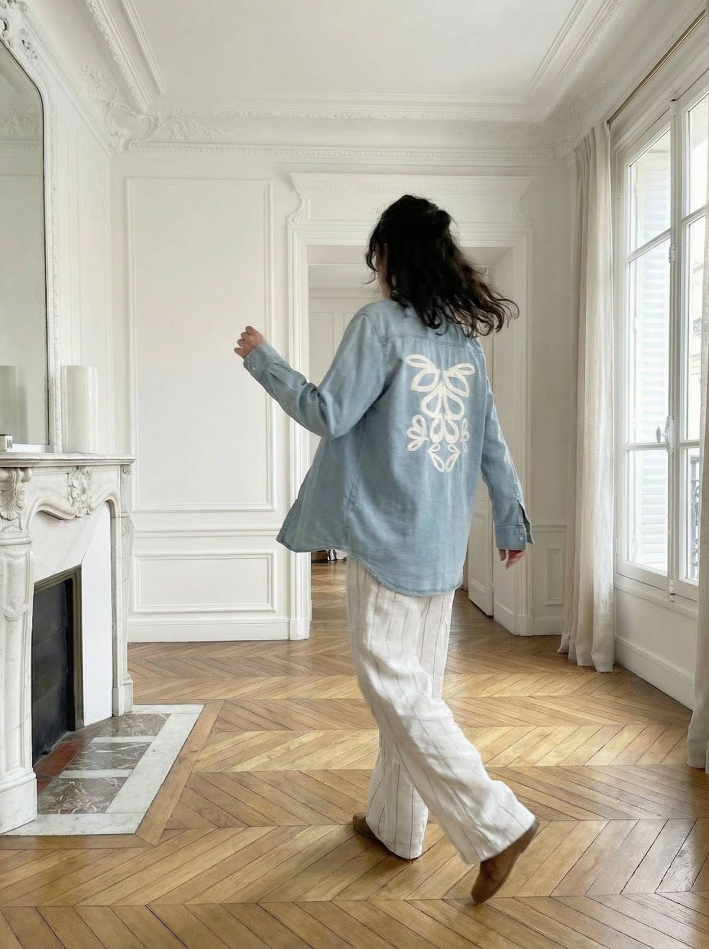 Eight Nine Five Jacket - Light Blue