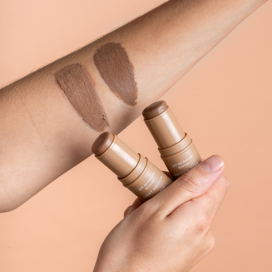 SPF 50 Natural Bronzer: Medium-Dark