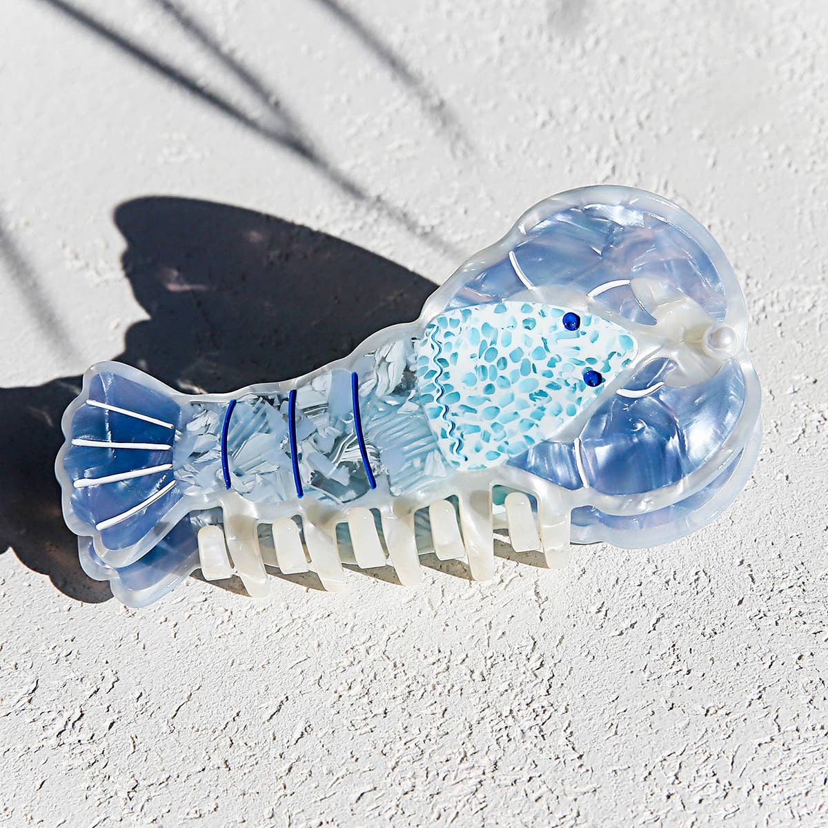 Lobster Hair Claw Blue