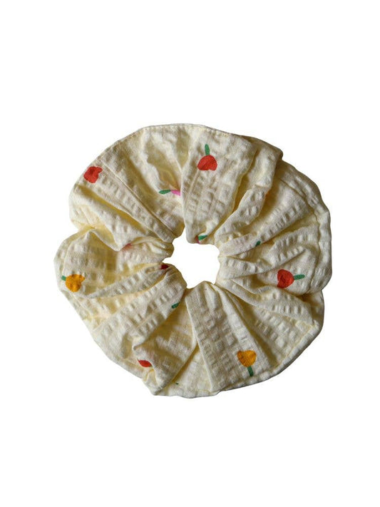 Forget Me Not Scrunchie in Vanilla