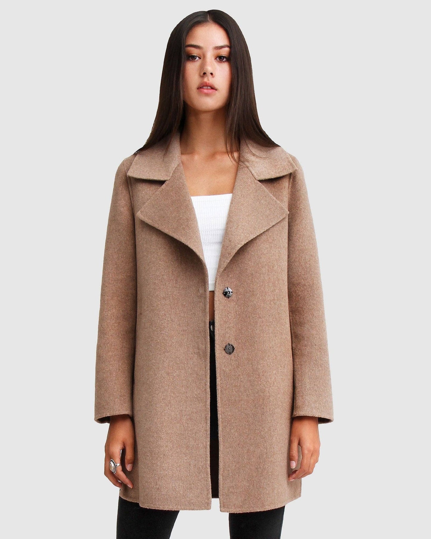 Ex-Boyfriend Wool Blend Jacket - Oat