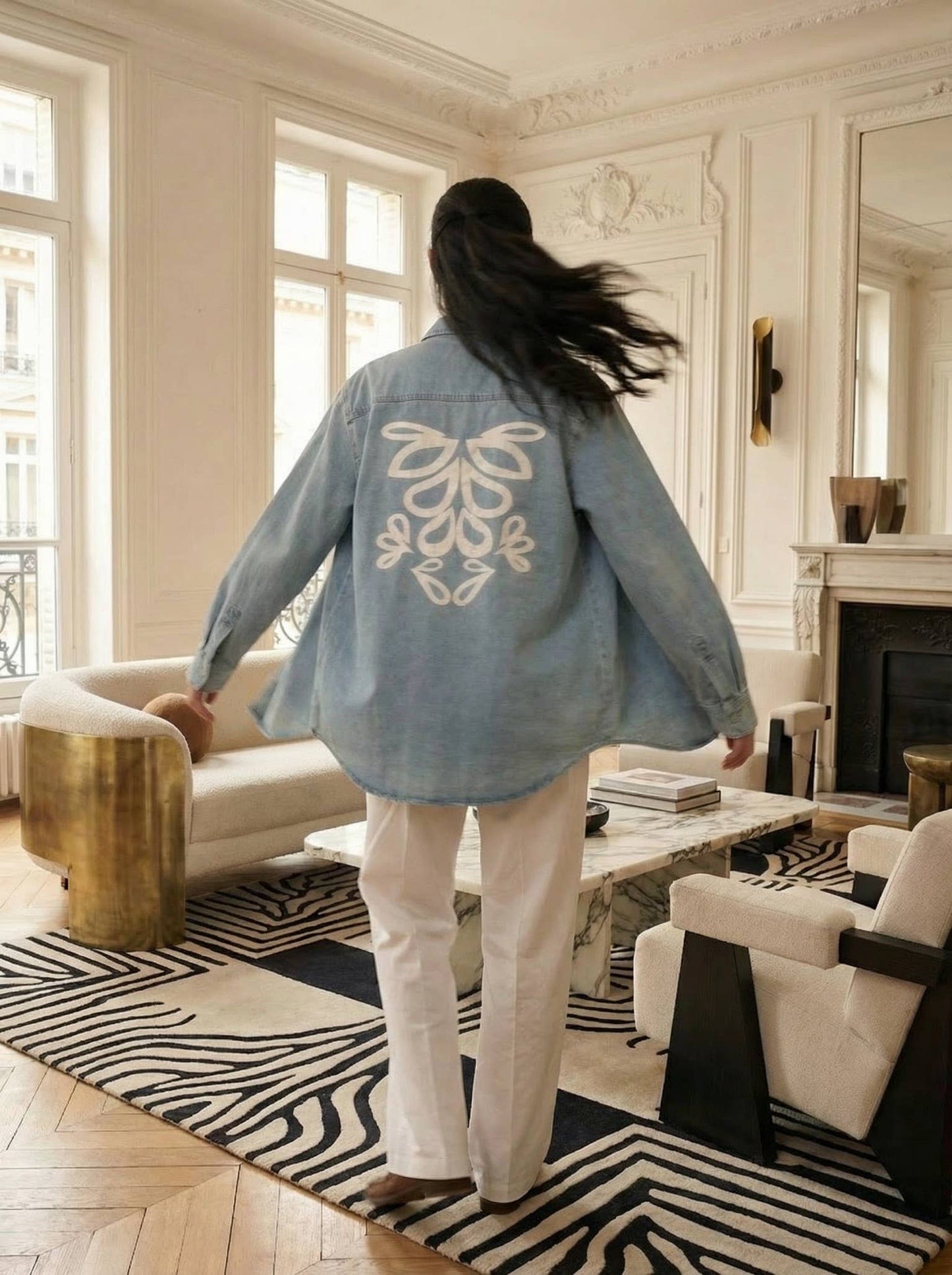 Eight Nine Five Jacket - Light Blue
