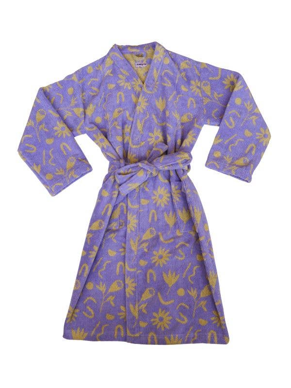 Floral Dreams Terry Robe: S/M