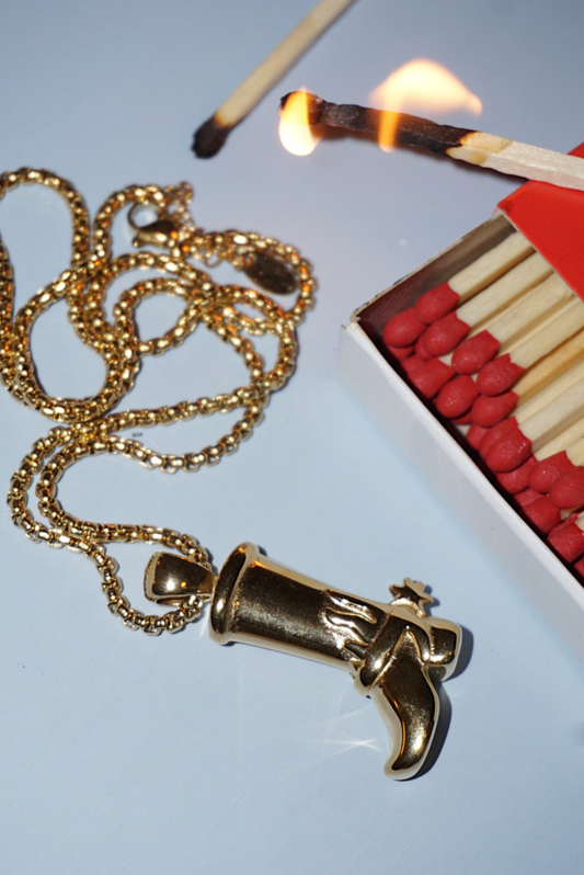 18k Gold Plated Cowboy Chain