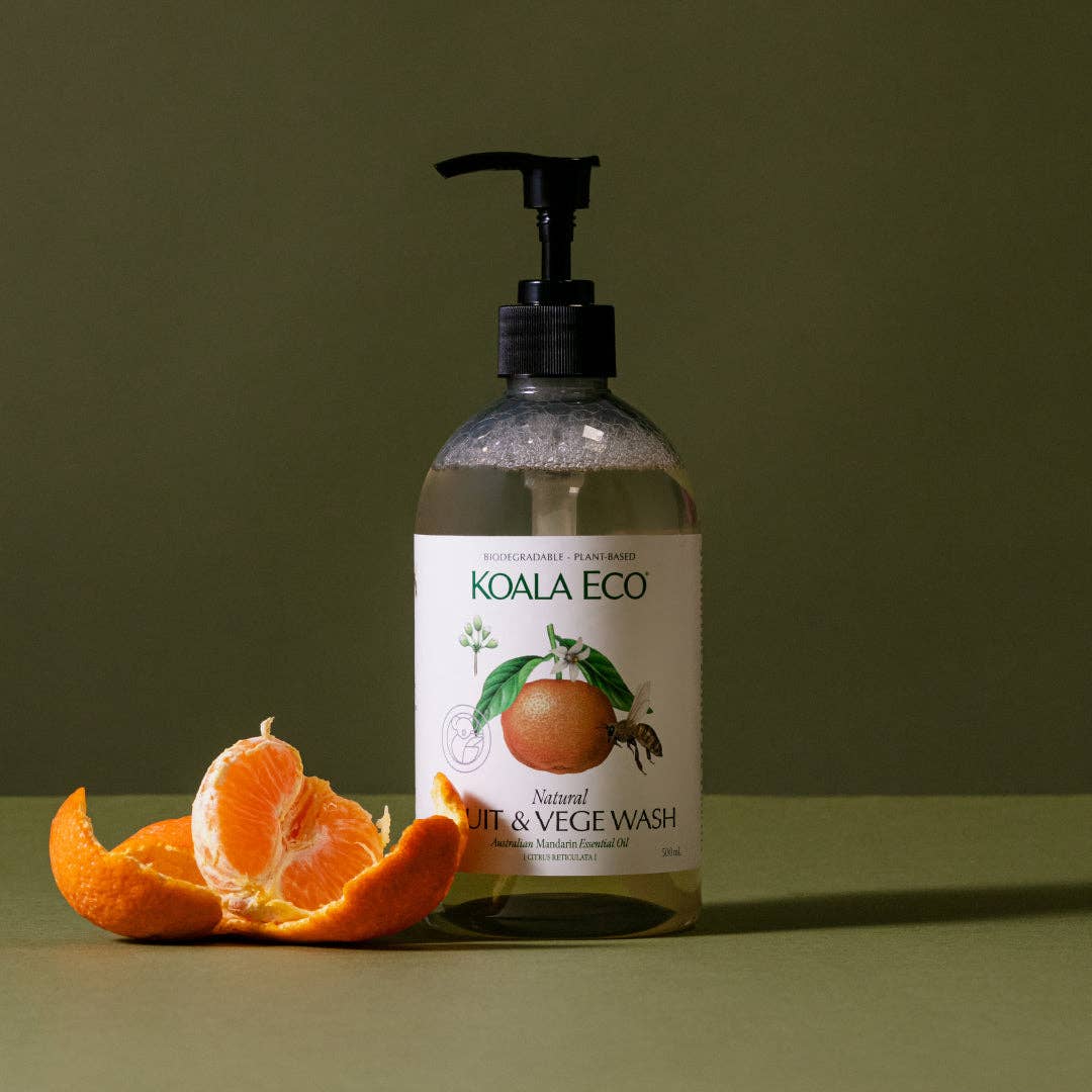 Natural Fruit & Vege Wash - Mandarin: 500 ml