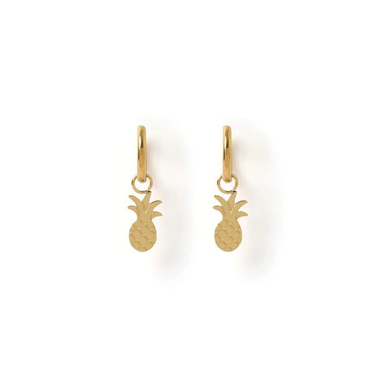 Ananas Gold Earrings