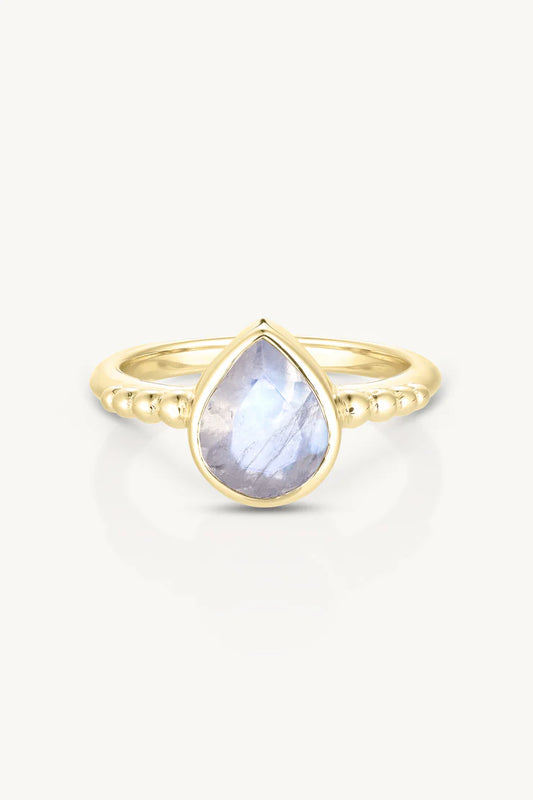 Amie Moonstone Gold Stacker