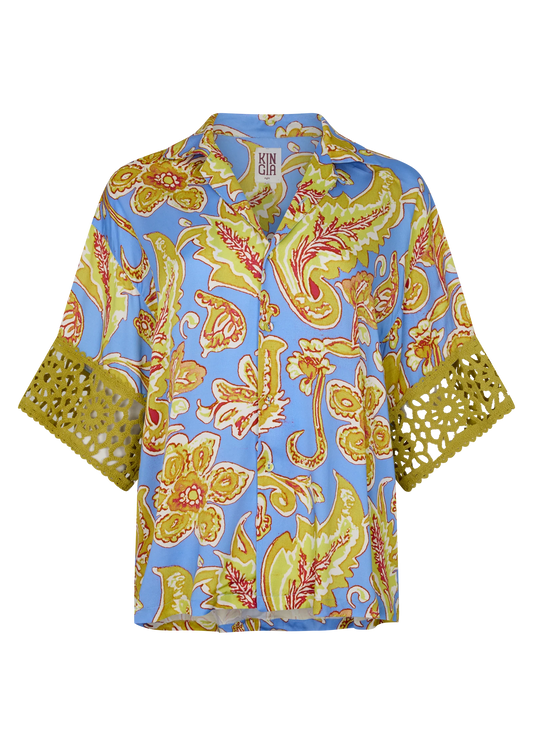 Blue Miller Liu Blouse