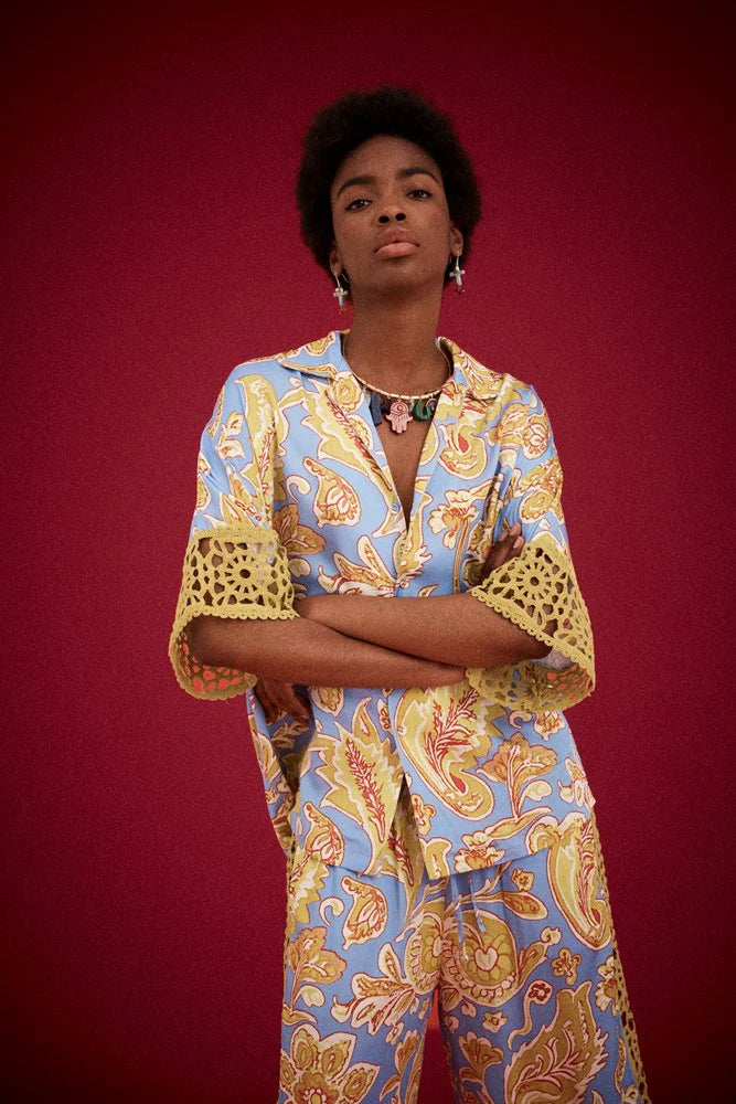 Blue Miller Liu Blouse