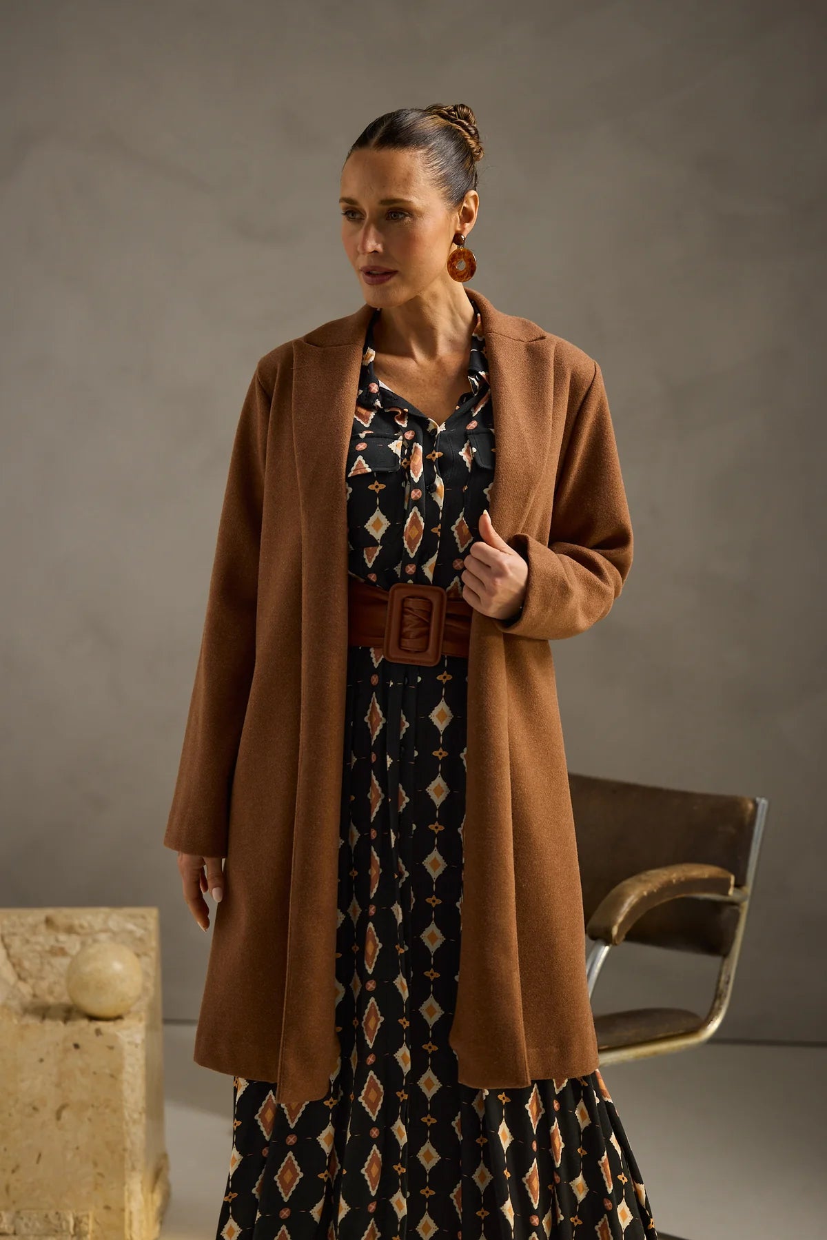 Bella Coat - Chestnut