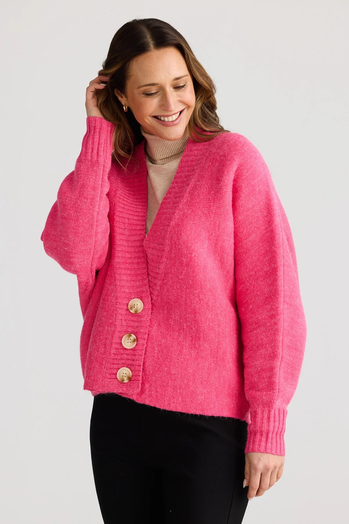 Carrington Cardi - Hot Pink