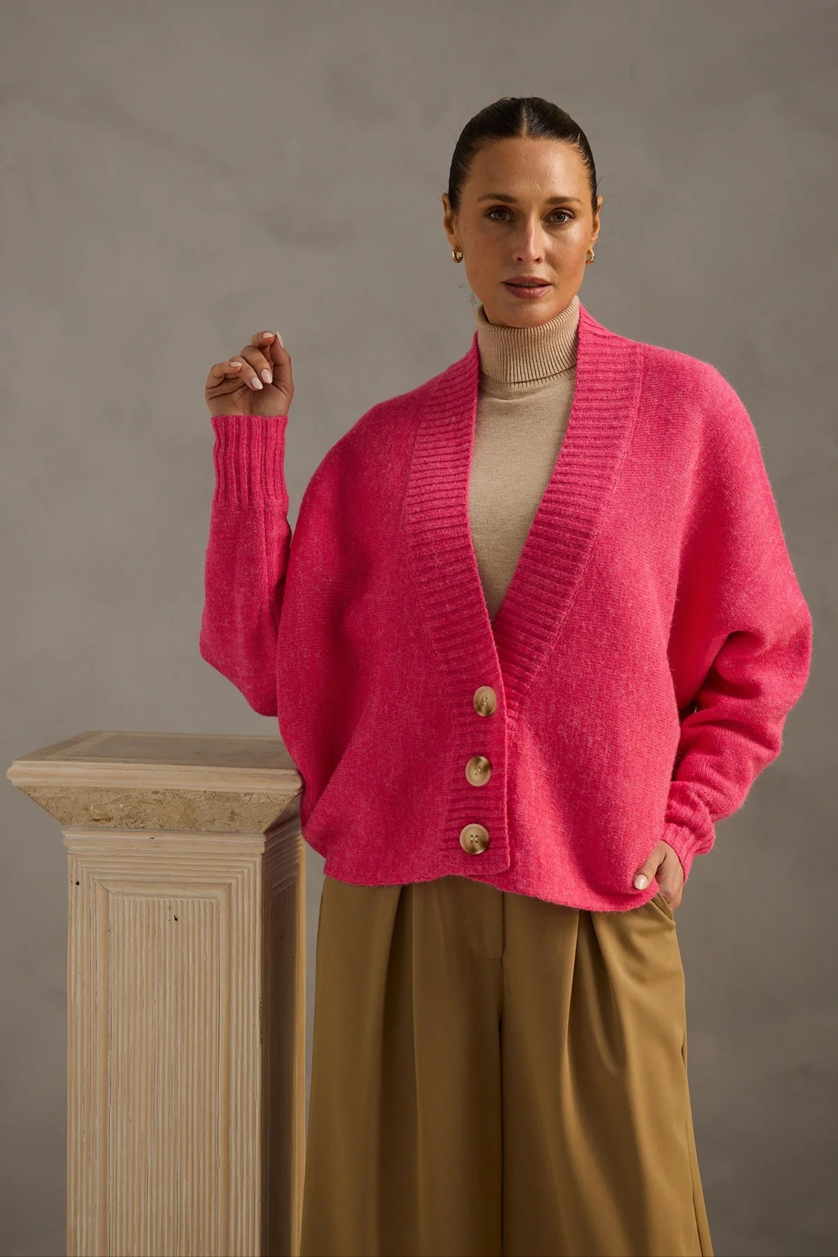 Carrington Cardi - Hot Pink
