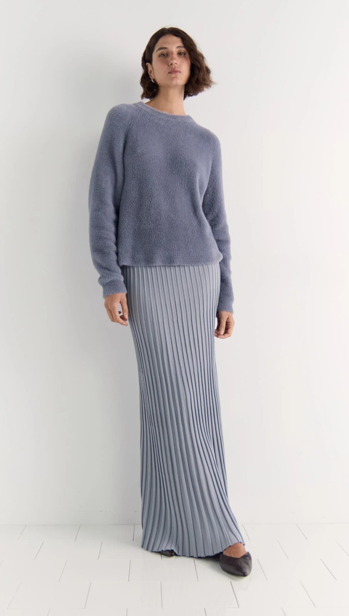 Celina Cozy Jumper - Steel Blue