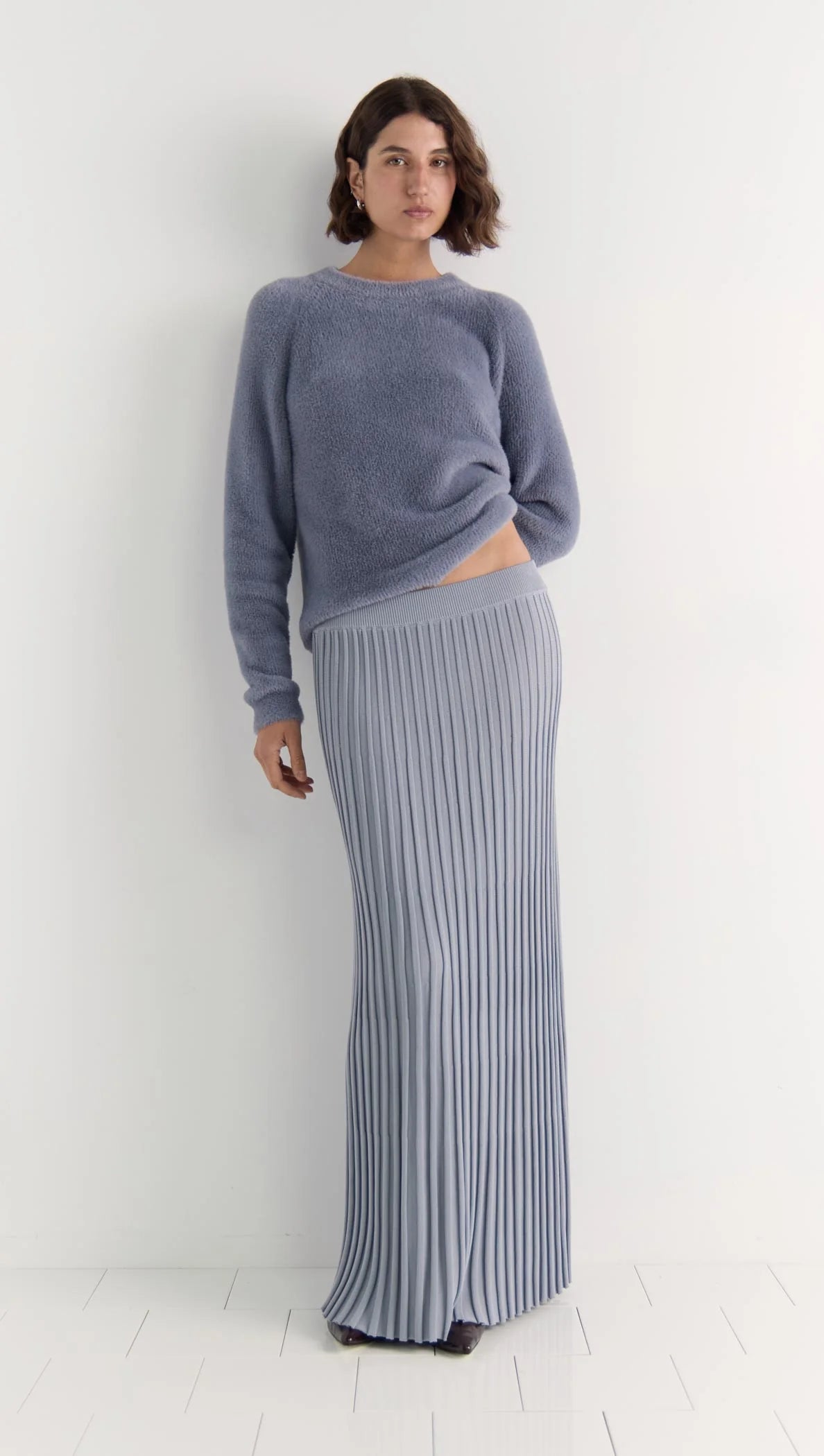 Celina Cozy Jumper - Steel Blue