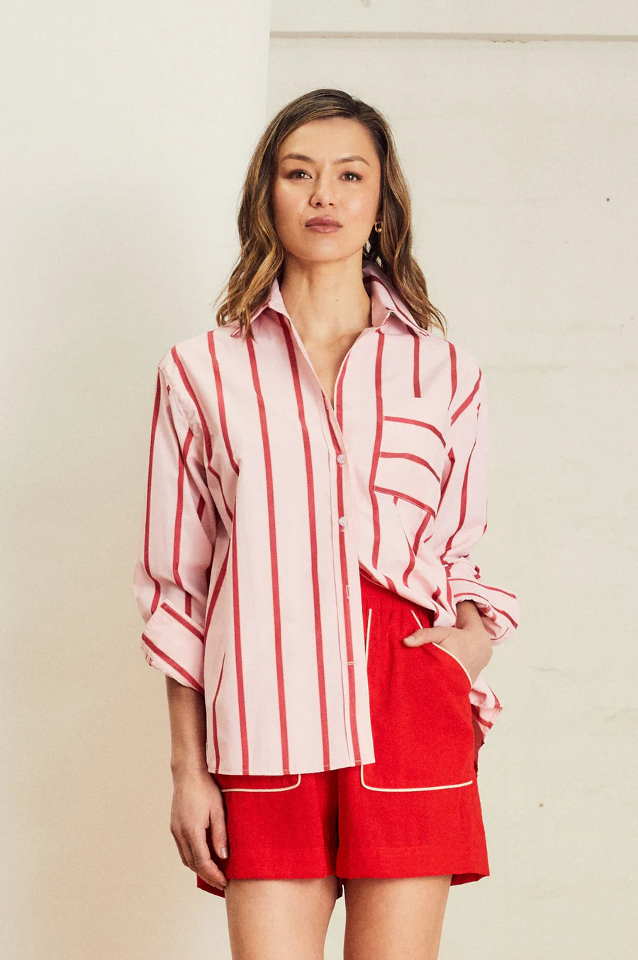 Chloe Shirt - Candy Stripe