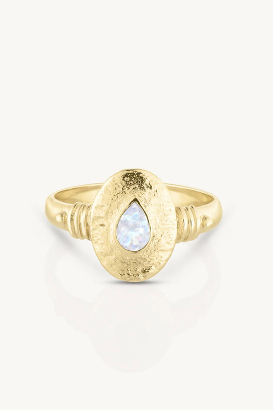 Esme Moonstone Gold Ring