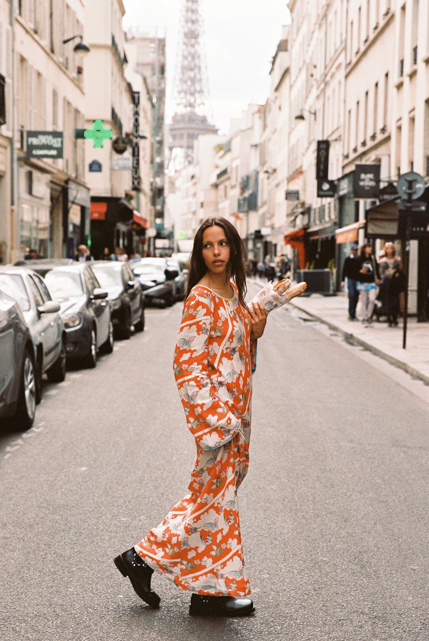 Farfalla Olive Dress