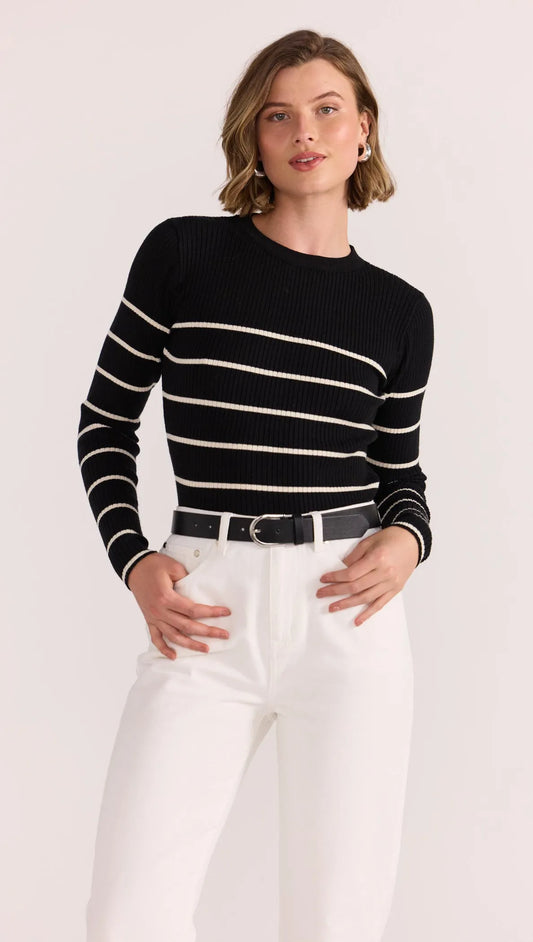 Freya Stripe Knit Top