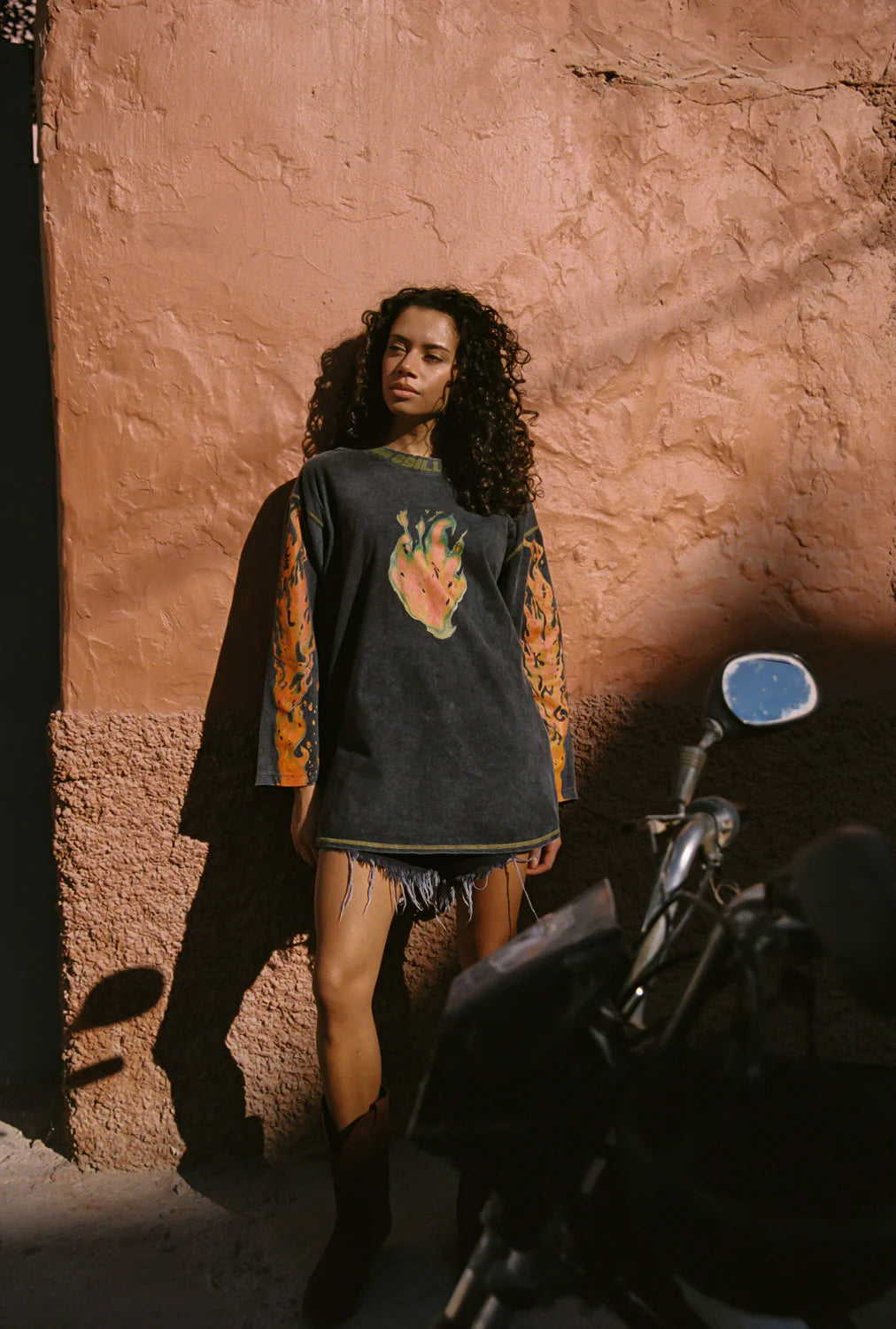 Flaming Heart Tommy Tee