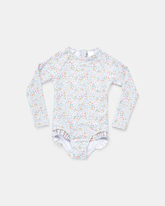 Goldie Rash Suit - Ditsy Meadow