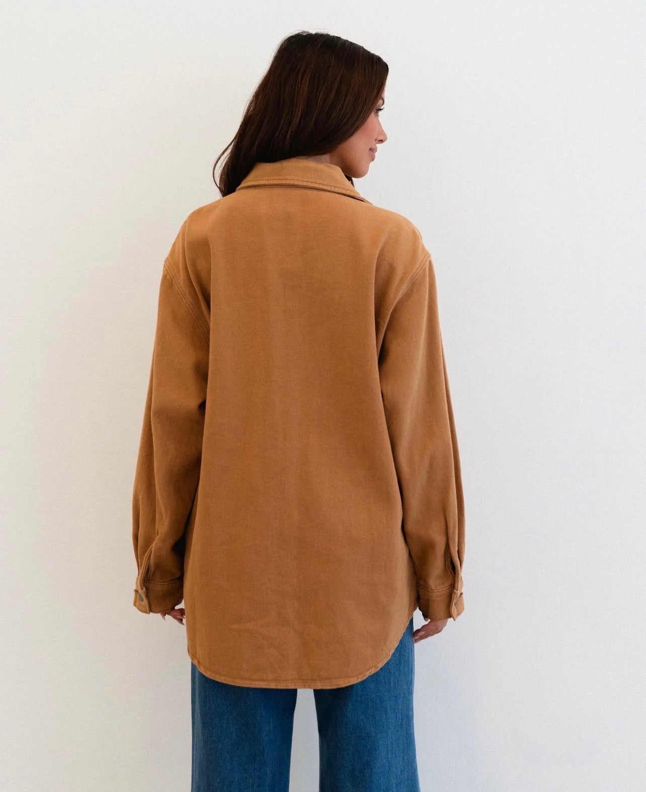 Denim Jacket - Camel