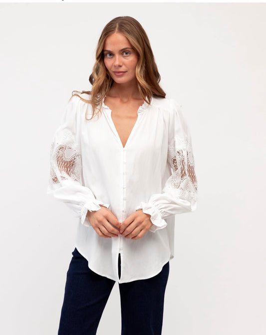 Amanda Blouse - White