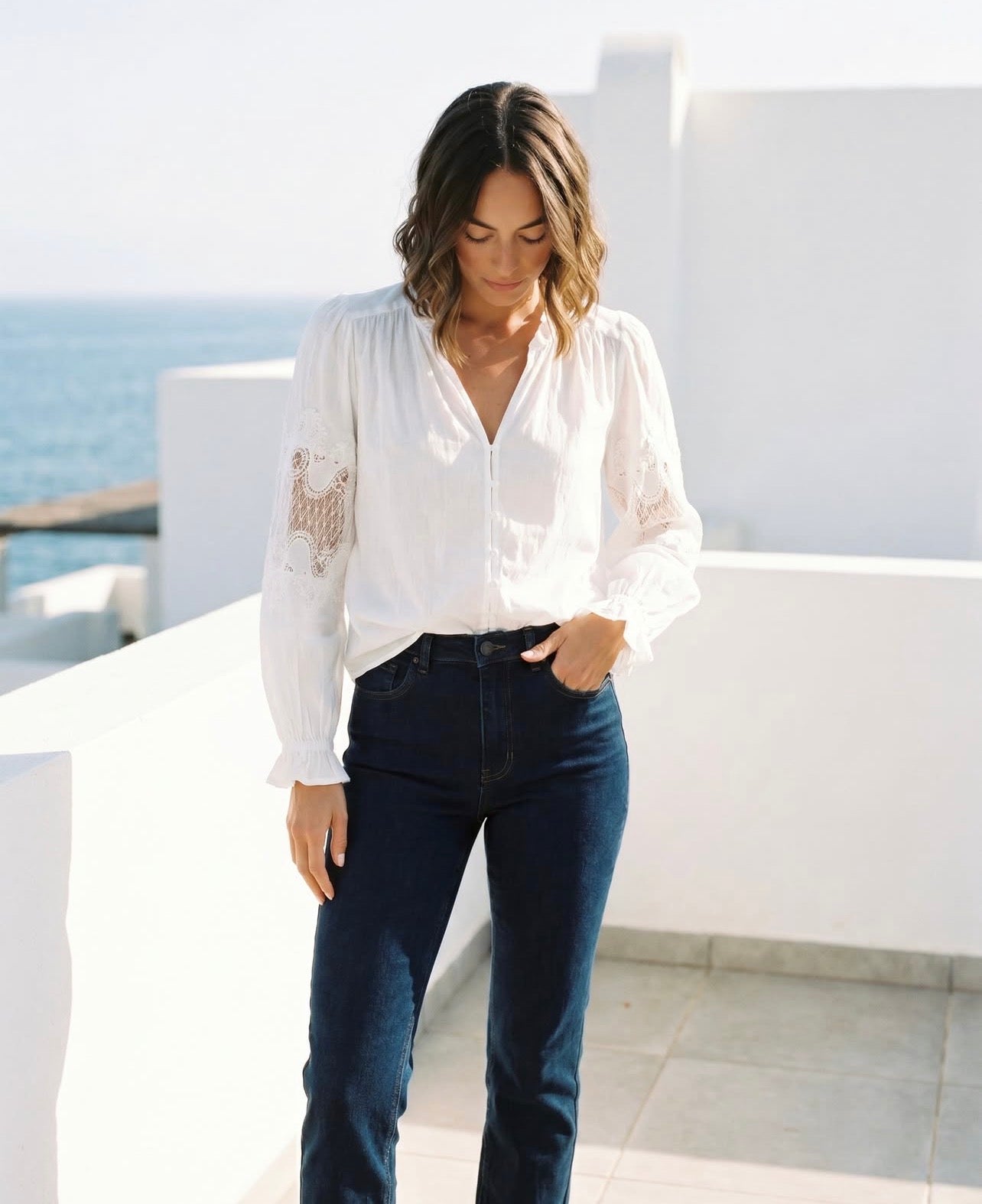 Amanda Blouse - White