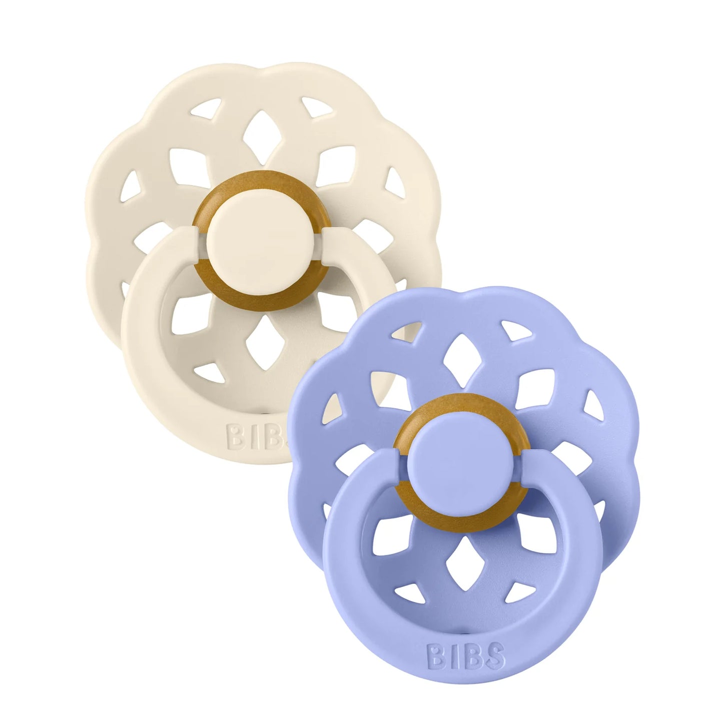 BIBS Dummies - Boheme S1 - Ivory/Hush (2pk)