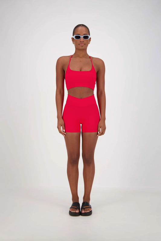 Joan Crop Top - Red