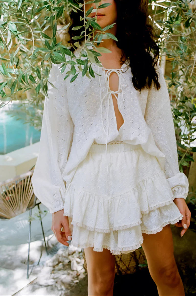 KAYA ANGLAISE FAE FRILL SKORT