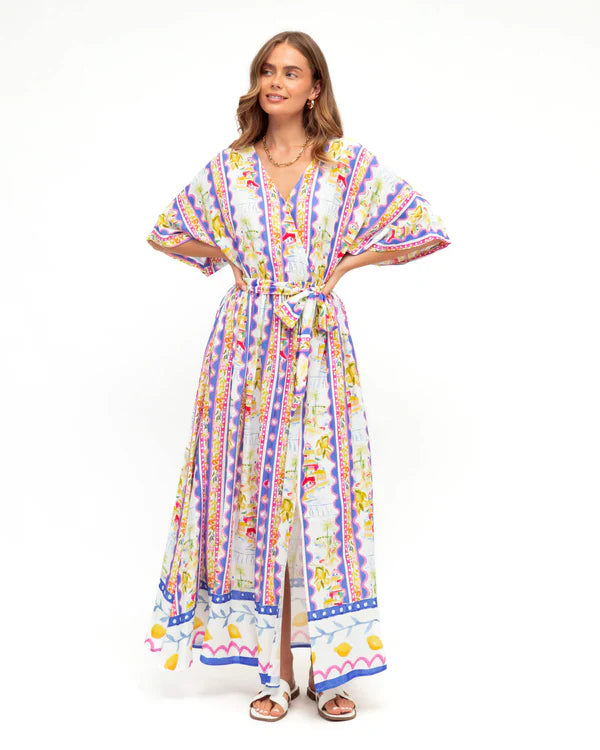 FIORELLA TIE MAXI DRESS