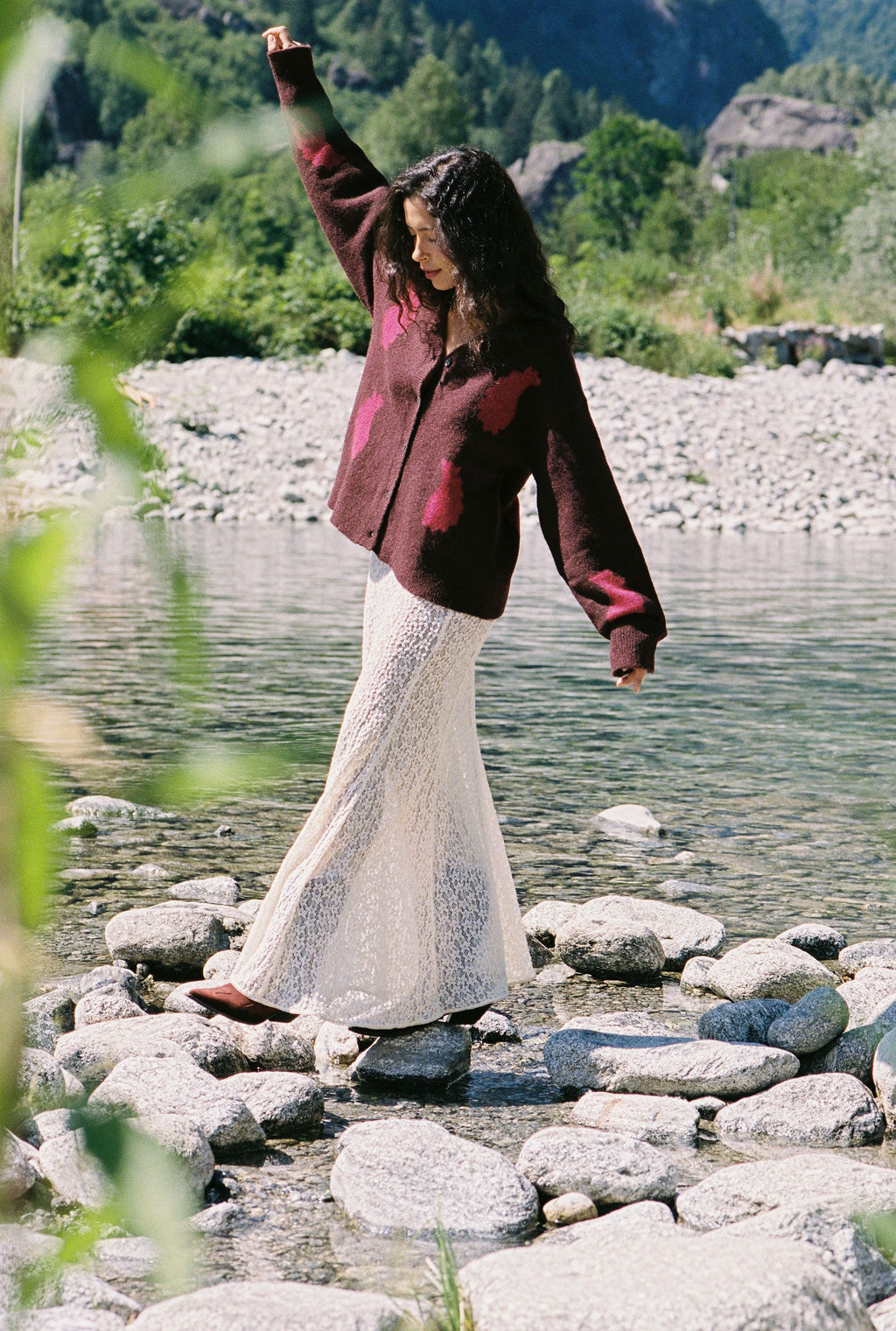 Tarot Lace Mother Maxi Skirt