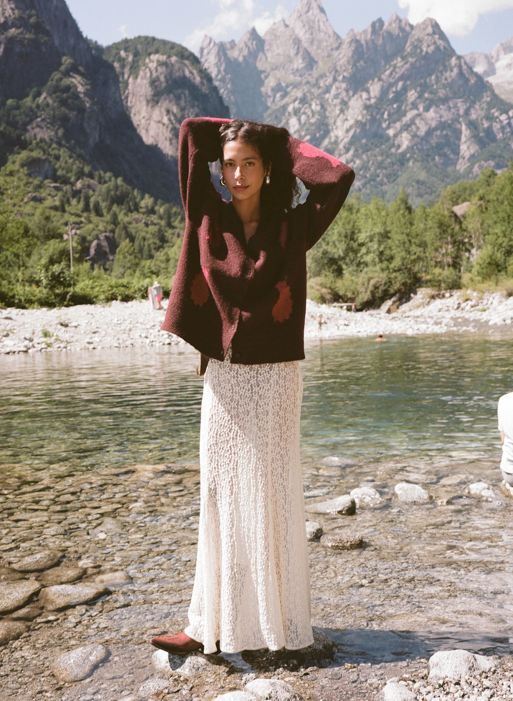 Tarot Lace Mother Maxi Skirt