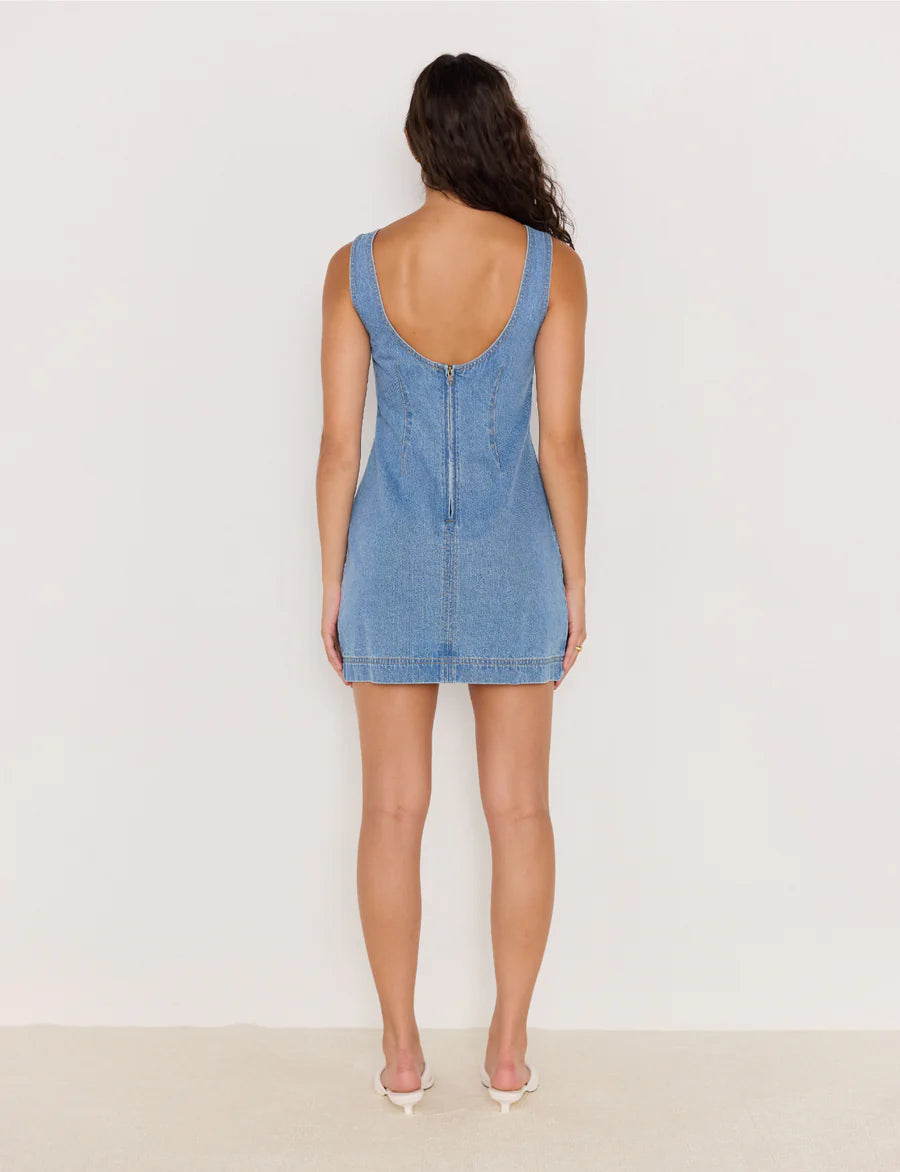Miles Denim Mini Dress